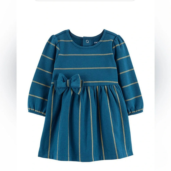 Carter Baby Glitter Fleece Dress size 18 months and a LOVE sweatshirt - Picture 2 of 14